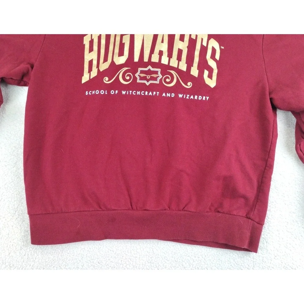 Kids Harry Potter Hogwarts School‎ of Witchcraft Wizardry Maroon Hoodie XXXL